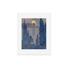 "As I see my soul reflected in Nature" (Margaret C. Cook, Leaves of Grass, 1913) Art Print