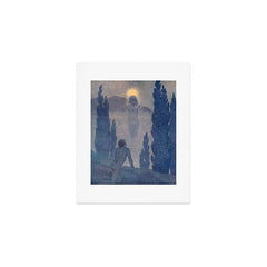 "As I see my soul reflected in Nature" (Margaret C. Cook, Leaves of Grass, 1913) Art Print