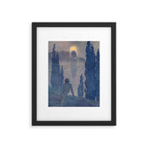 "As I see my soul reflected in Nature" (Margaret C. Cook, Leaves of Grass, 1913) Framed Art Print
