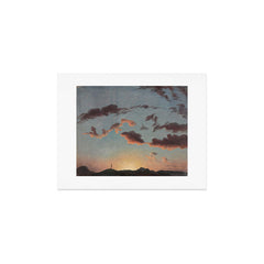 "Cloud Study" by Knud Baade, 1838 Art Print