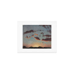 "Cloud Study" by Knud Baade, 1838 Art Print