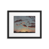 "Cloud Study" by Knud Baade, 1838 Framed Art Print