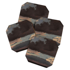 "Cloud Study" by Knud Baade, 1839 Coaster