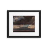 "Cloud Study" by Knud Baade, 1839 Framed Art Print