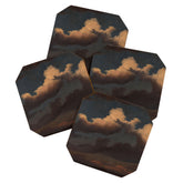 "Cloud Study" by Knud Baade, 1843 Coaster