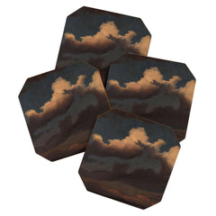 "Cloud Study" by Knud Baade, 1843 Coaster