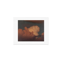 "Cloud Study" by Knud Baade, 1850 Art Print
