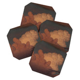 "Cloud Study" by Knud Baade, 1850 Coaster