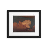"Cloud Study" by Knud Baade, 1850 Framed Art Print