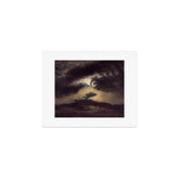 "Clouds in Moonlight" by Knud Baade, 1843 Art Print
