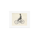 "Coasting" from "Bicycling for Ladies" by Maria E. Ward, 1896 Art Print