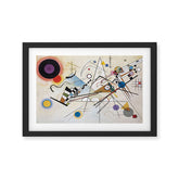 "Composition 8" by Wassily Kandinsky, 1920s Framed Art Print