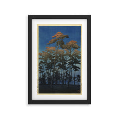 "Hikawa Park in Omiya" by Hasui Kawase, 1930 Framed Art Print