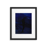 "I see... great cloud-masses... with at times half-dimm'd sadden'd far-off star" (Margaret C. Cook) Framed Art Print