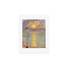 "I will confront these shows of the day and night" (Margaret C. Cook, Leaves of Grass, 1913) Art Print