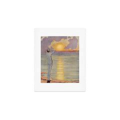 "I will confront these shows of the day and night" (Margaret C. Cook, Leaves of Grass, 1913) Art Print