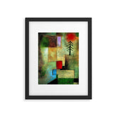 "Little Painting of Fir-Trees" by Paul Klee (1922) Framed Art Print