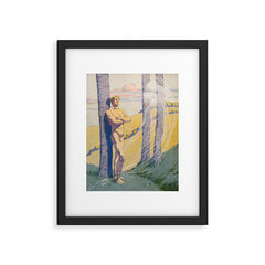 "Living beings, identities now doubtless near us in the air that we know not of" (Margaret C. Cook) Framed Art Print
