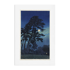 "Moon at Magome" by Hasui Kawase, 1930 Art Print