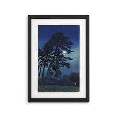 "Moon at Magome" by Hasui Kawase, 1930 Framed Art Print