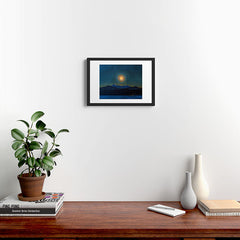 "Moonlight, Winter" by Rockwell Kent (1940) Framed Art Print