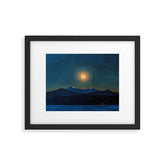 "Moonlight, Winter" by Rockwell Kent (1940) Framed Art Print