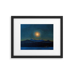 "Moonlight, Winter" by Rockwell Kent (1940) Framed Art Print