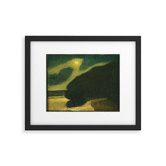 "Moonlit Cove" by Albert Pinkham Ryder (1880) Framed Art Print