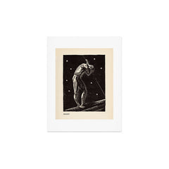 "Night" by Rockwell Kent (1919) Art Print