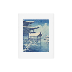 "Snow on Lake" by Hasui Kawase, 1922 Art Print