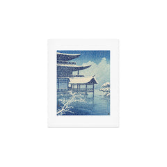 "Snow on Lake" by Hasui Kawase, 1922 Art Print