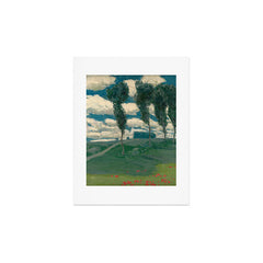 "Spring Landscape with Poplar Trees" by Alois Kalvoda, circa 1914-1920 Art Print