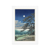 "Spring Moon at Ninomiya Beach" by Hasui Kawase, 1931 Art Print
