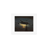 "Study of Clouds in Moonlight" by Knud Baade, 1848 Art Print