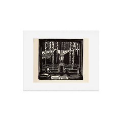 "The Cabin Window" by Rockwell Kent (1918) Art Print