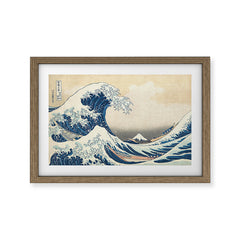 "The Great Wave off Kanagawa" by Hokusai, 1831 Framed Art Print