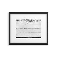 "The Later Flights of the Passenger Pigeon" by Frank Bond, 1920 (benefitting The Nature Conservancy) Framed Art Print
