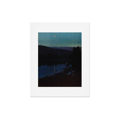"The night follows along, with millions of suns, and sleep, and restoring darkness" (Margaret Cook) Art Print