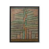 "The Pine Tree" by Paul Klee (1932) Framed Canvas Print