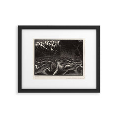 "The Second Day of Creation" by M.C. Escher Framed Art Print