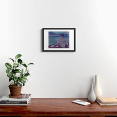 "The tender and growing night" (Margaret C. Cook, Leaves of Grass, 1913) Framed Art Print