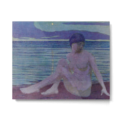 "The tender and growing night" (Margaret C. Cook, Leaves of Grass, 1913) Metal Print