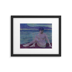 "The tender and growing night" (Margaret C. Cook, Leaves of Grass, 1913) Framed Art Print