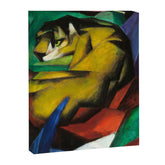 "The Tiger" by Franz Marc, 1912 Canvas Print