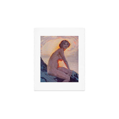 "They are calm, clear, well possess'd of themselves" (Margaret C. Cook, Leaves of Grass, 1913) Art Print