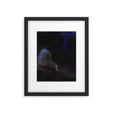 "Thoughts, silent thoughts, of Time and Space and Death" (Margaret C. Cook, Leaves of Grass, 1913) Framed Art Print