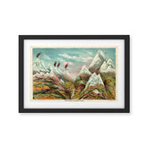 "View of Nature in Ascending Regions" by Levi Walter Yaggy, 1893 Framed Art Print