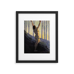 "We found our own, O my Soul, in the calm and cool of the daybreak" (Margaret C. Cook, 1913) Framed Art Print