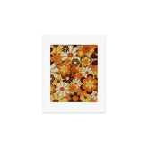 70's Floral Prints, Retro Art Art Print