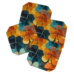 A Floral Palette of Colorful Petals Coaster